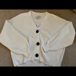 Loft slouchy v neck cardigan